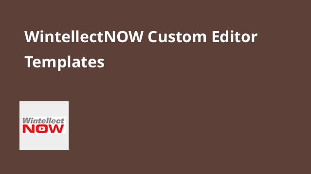 Custom Editor Templates